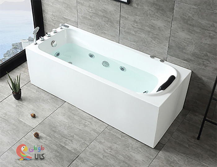 ابعاد وان جکوزی تک نفره