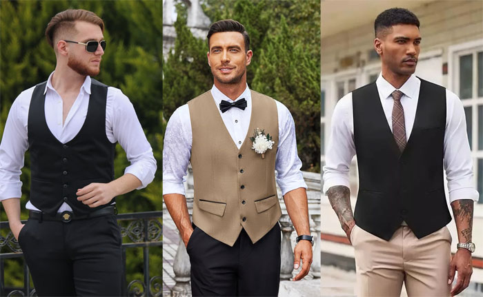 انواع جلیقه مردانه شیک