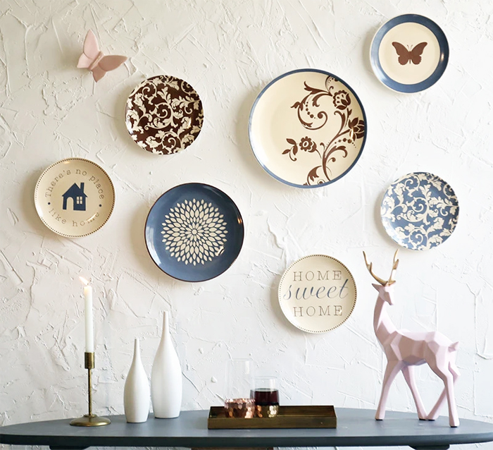 خرید اینترنتی انواع بشقاب دیوارکوب سفالی