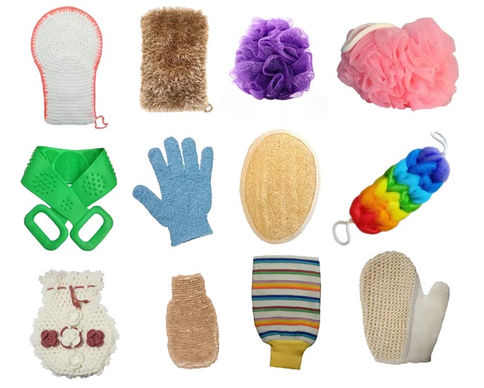 خرید انواع لیف حمام