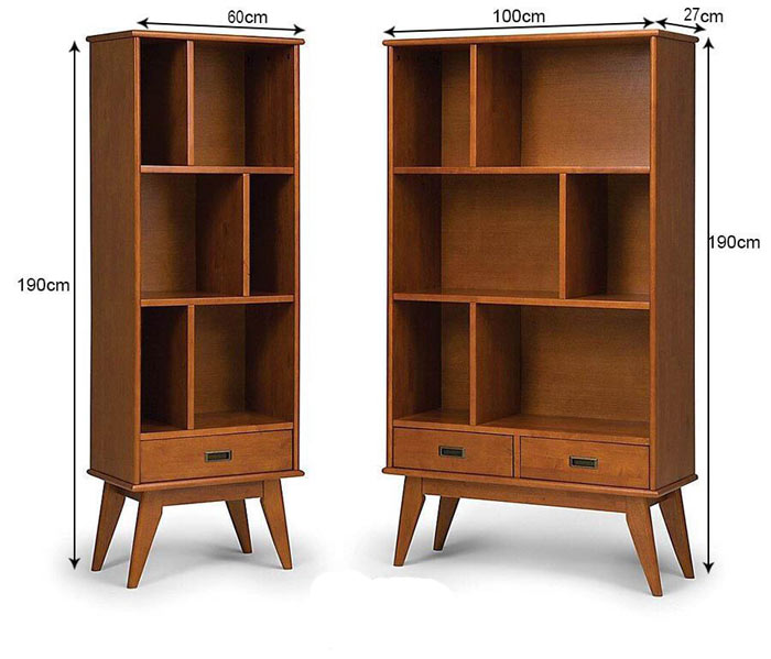 کتابخانه جنس چوبی ایستاده